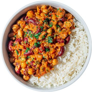Hearty Three Bean Vegan Stew